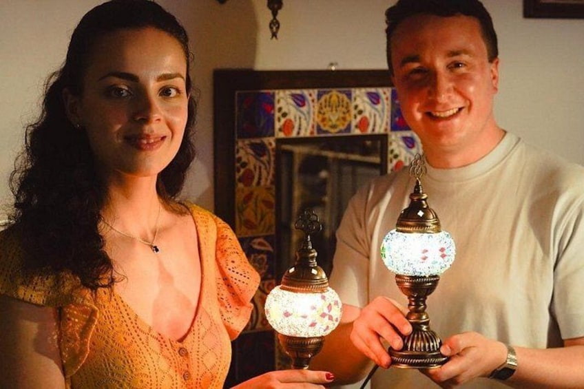 Istanbul Turkish Mosaic Lamp Workshop in Old Town - All Included 3