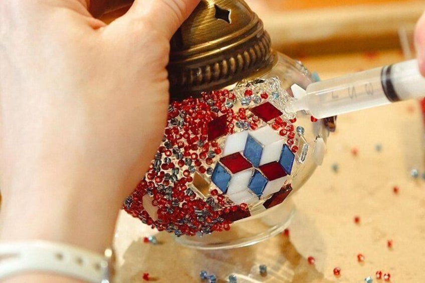 Istanbul Turkish Mosaic Lamp Workshop in Old Town - All Included 4