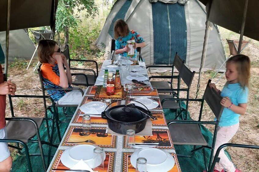 2 Nights 2days(camping in chobe national park)