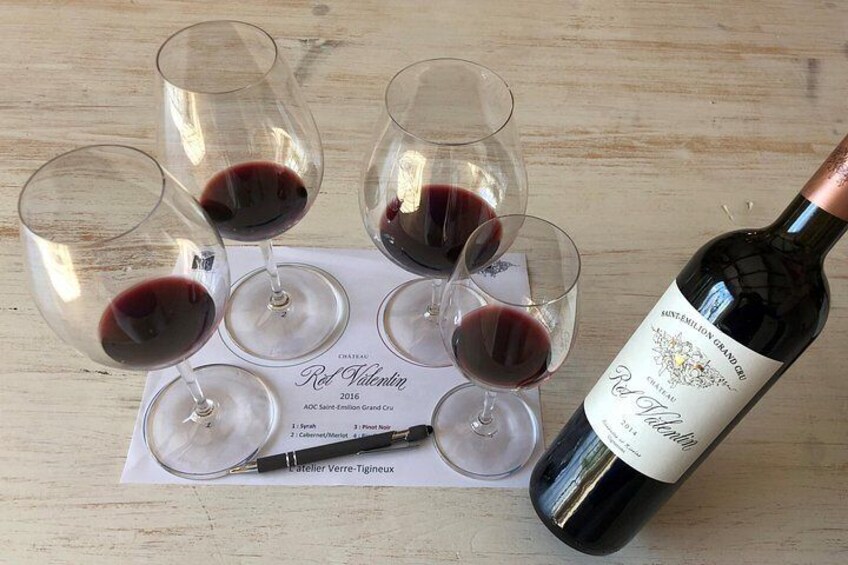 Verres-Tigineux workshop and tasting in Saint-Émilion 2
