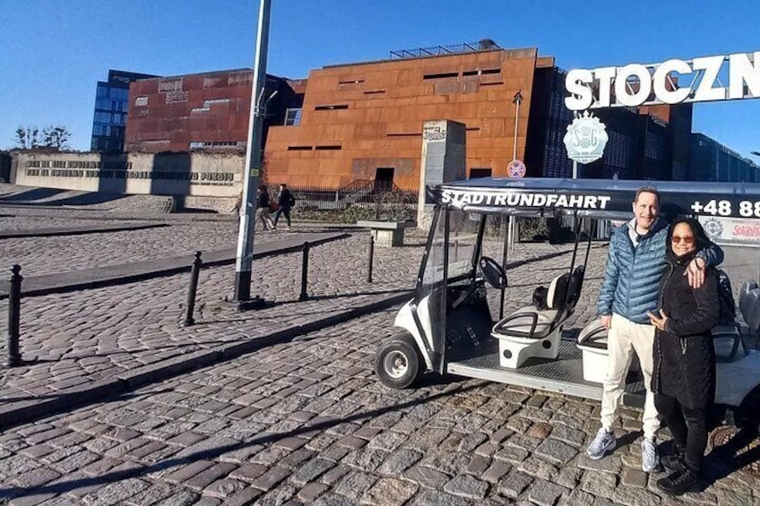 Gdańsk: City Sightseeing Tour by Buggy/Golf Cart LIVE GUIDED 1H 4