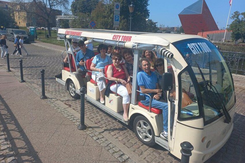 Gdańsk: City Sightseeing Tour by Buggy/Golf Cart LIVE GUIDED 1H 5