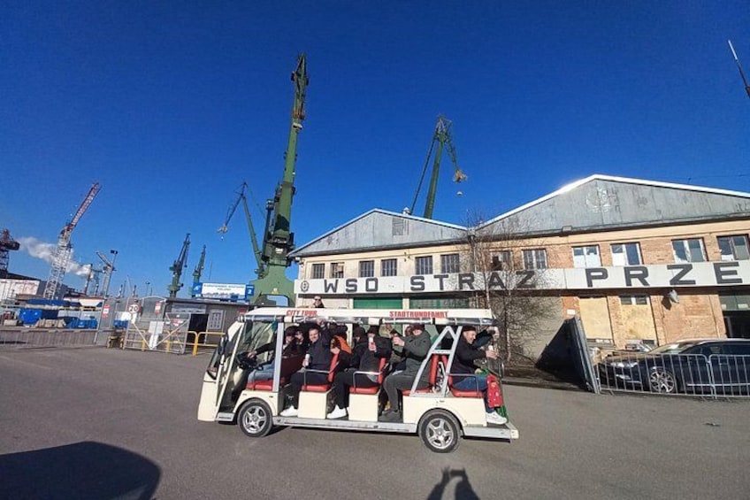 Gdańsk: City Sightseeing Tour by Buggy/Golf Cart LIVE GUIDED 1H 2