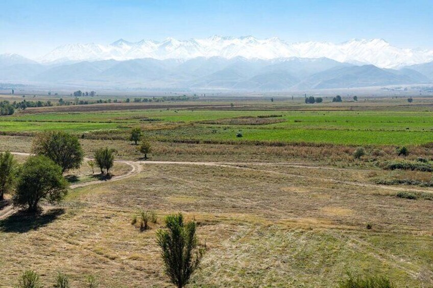 View from the top of Burana tower