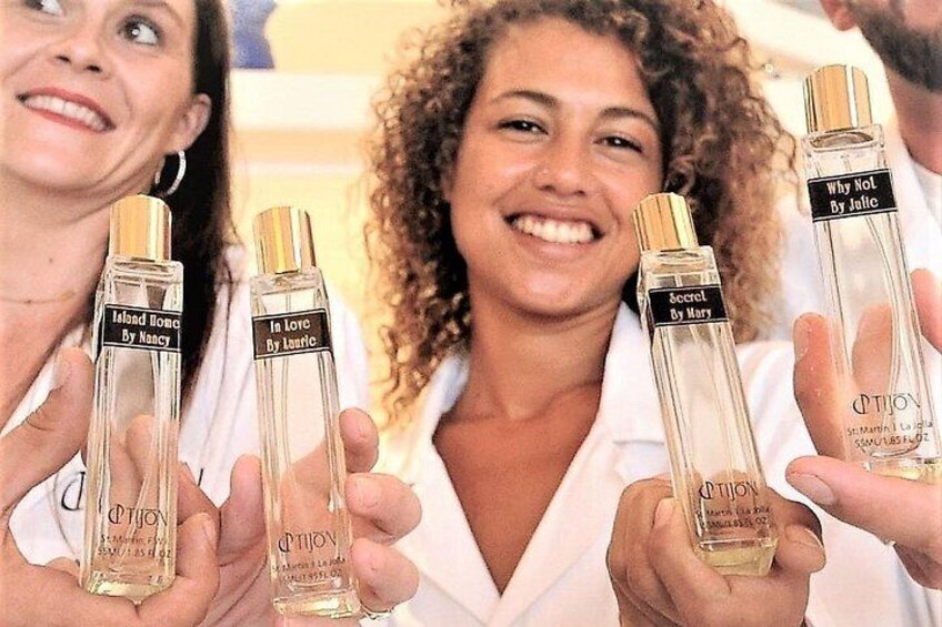 Showing off their Perfume created 4