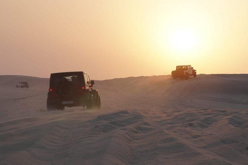 Premium Sunset Safari Tour from Doha: Sealine, Sand Dunes, and Beach 3