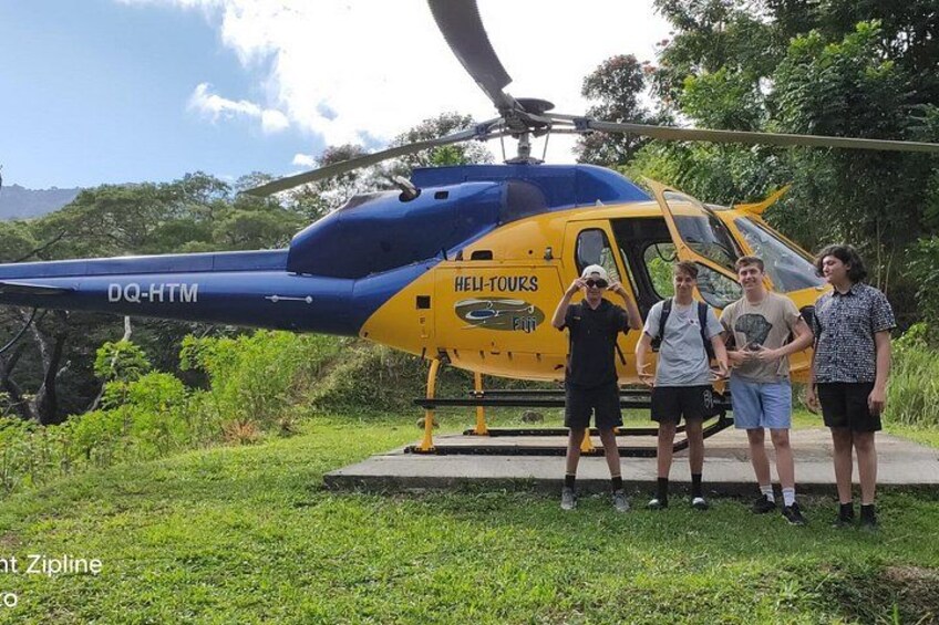 Heli-Ziplining Adventure in Fiji 3
