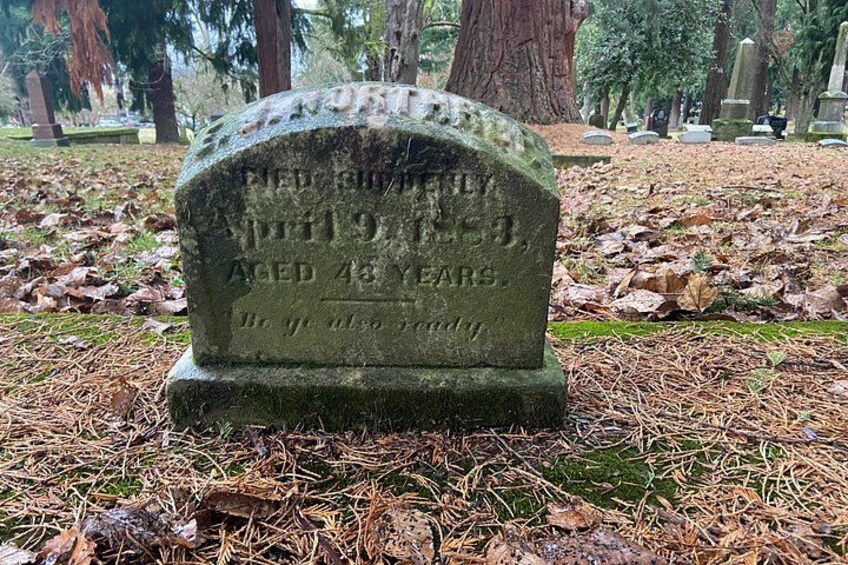The graveyard we visit is the city's second-largest arboretum; what stories are held by the trees? 2