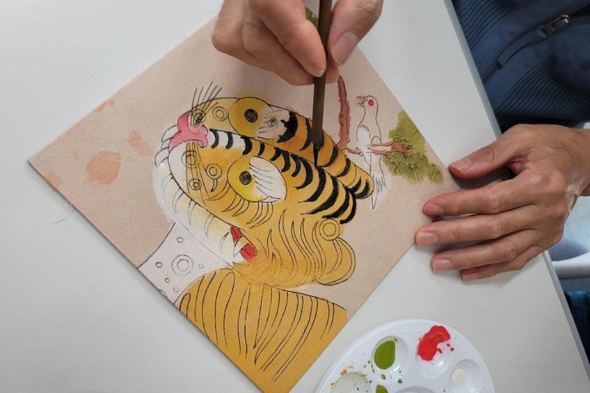 [BUSAN,GamcheonVillage] Private Korean Art Painting Class 3