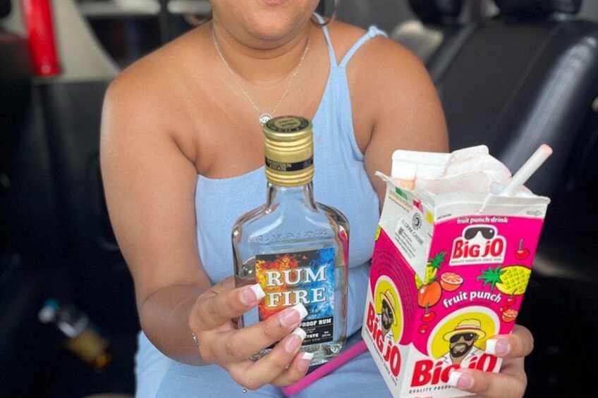 sample real Jamaican rum, 63% alcohol 2