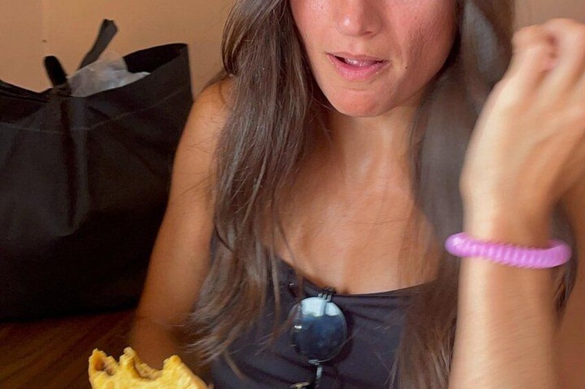 let's have another bite of this patty! 5