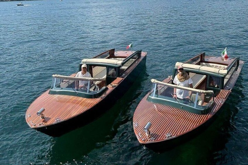 Lake Como Private Wooden Boat Tour & Italian Glamour 4