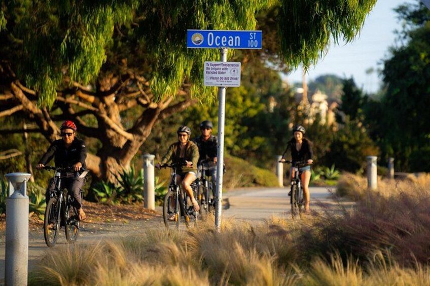 Heading down the Coastal Rail Trail 2