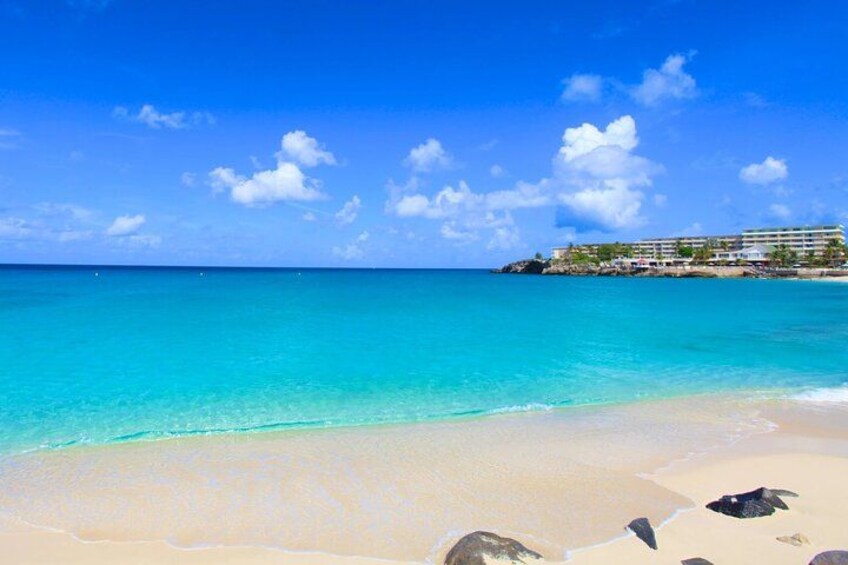 Maho Beach St Maarten on a no cruise ship day 1
