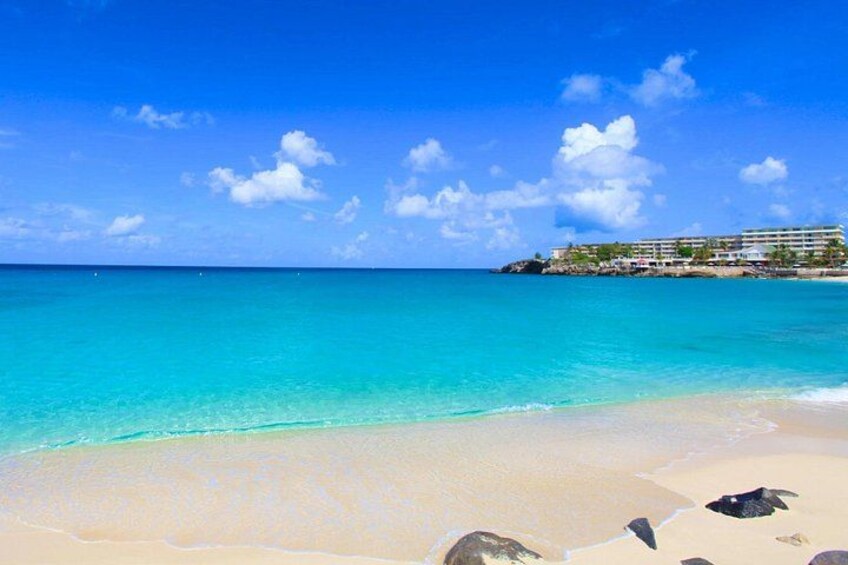 Maho Beach St Maarten on a no cruise ship day 1
