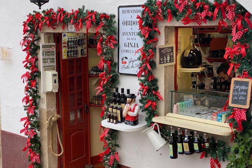 Ginja shop in Obidos 2