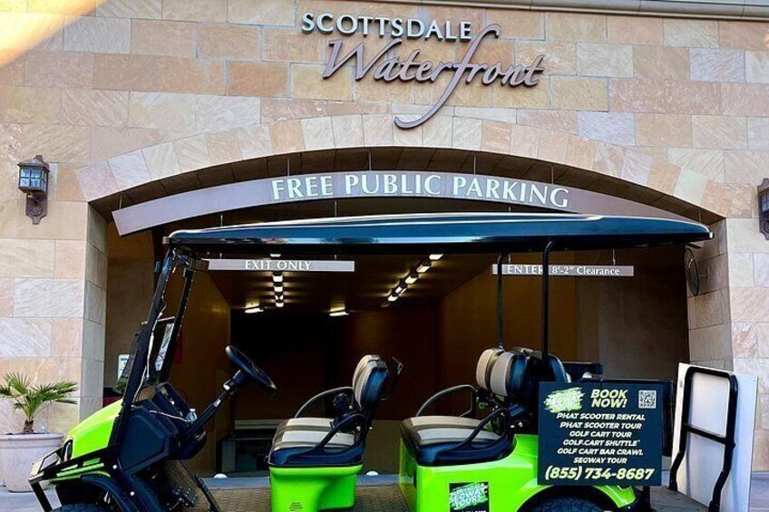 1.5 Hour Stretch Limo Golf Cart Tour, Ultimate Old Town Exploration 2