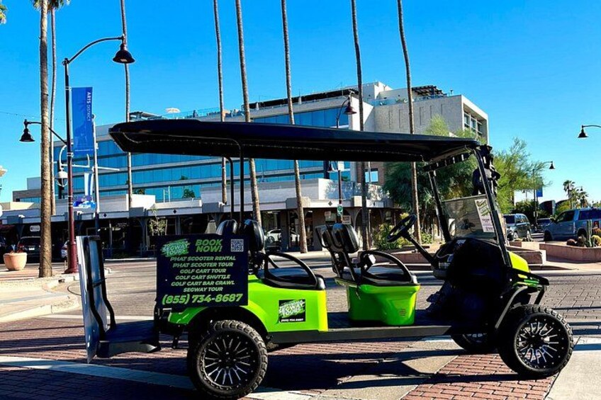 1.5 Hour Stretch Limo Golf Cart Tour, Ultimate Old Town Exploration 4