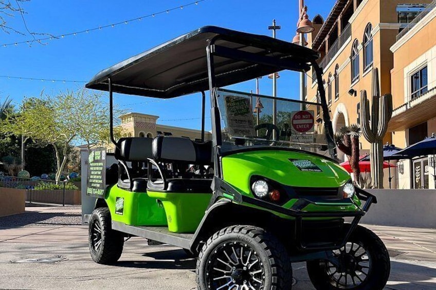1.5 Hour Stretch Limo Golf Cart Tour, Ultimate Old Town Exploration 3