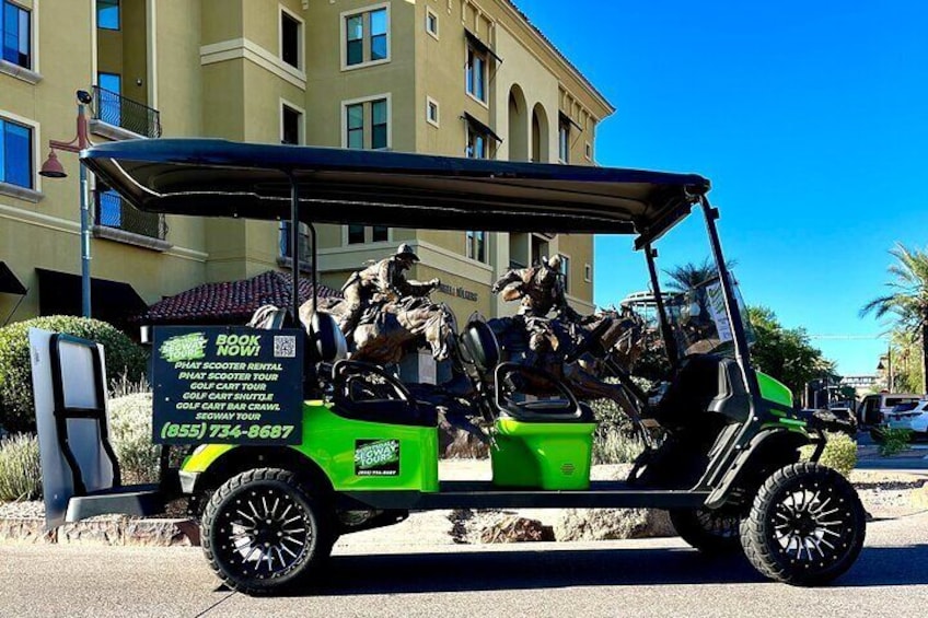 1.5 Hour Stretch Limo Golf Cart Tour, Ultimate Old Town Exploration 2
