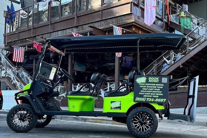 1.5 Hour Stretch Limo Golf Cart Tour, Ultimate Old Town Exploration 2