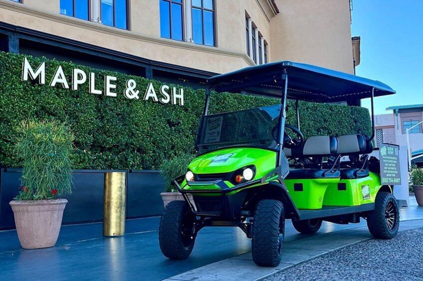 1.5 Hour Stretch Limo Golf Cart Tour, Ultimate Old Town Exploration 2