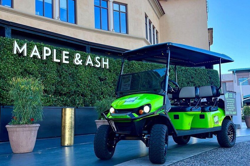 1.5 Hour Stretch Limo Golf Cart Tour, Ultimate Old Town Exploration 4