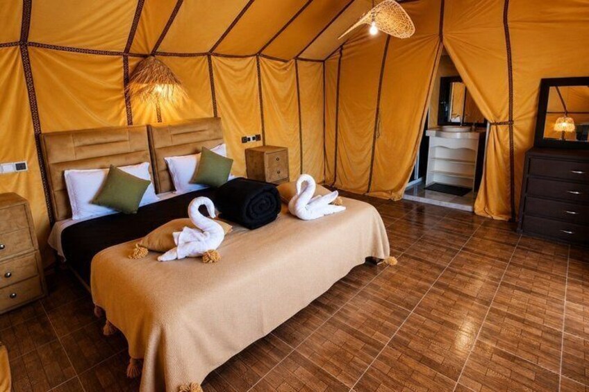 2 nights luxury desert camp & camel ride experience 4