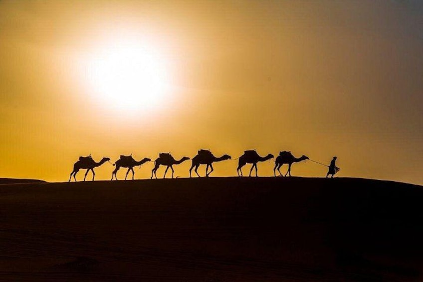 From Merzouga: 2-Nights In Luxury Camp with Camel Trek & Dinner. 2