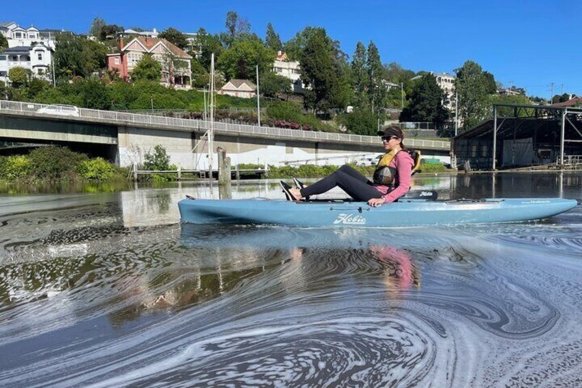 Foot powered Hobie kayaks