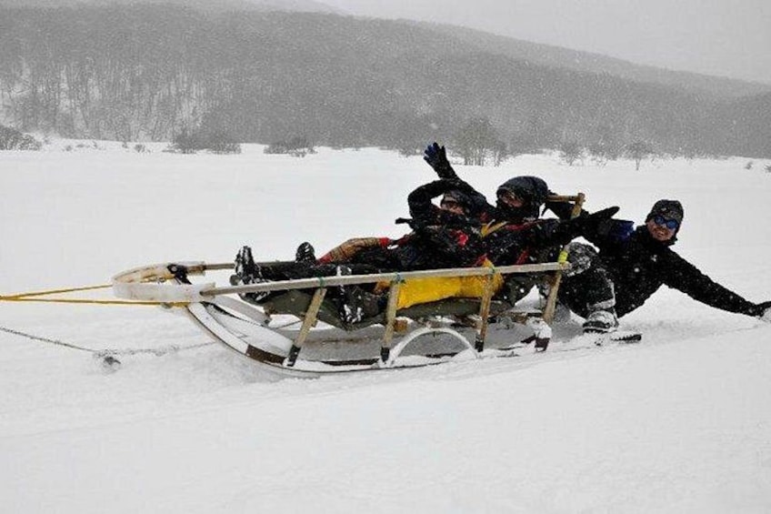 White Adventure - With sled 4