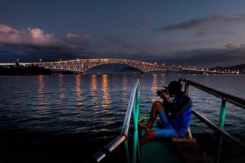 San Juanico Bridge night shot 2