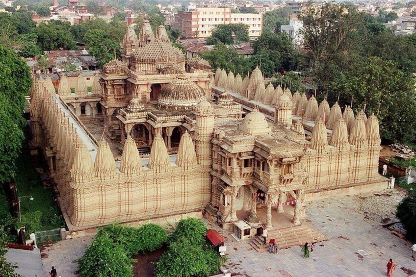A large, ornate temple complex with multiple spires and intricate architecture. 3