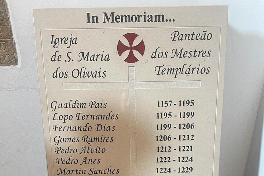 Una placa conmemorativa con nombres y fechas. 2