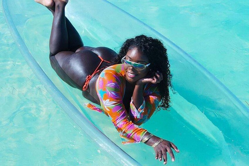 Clear Kayak Photoshoot in Turks and Caicos Islands Providenciales 5