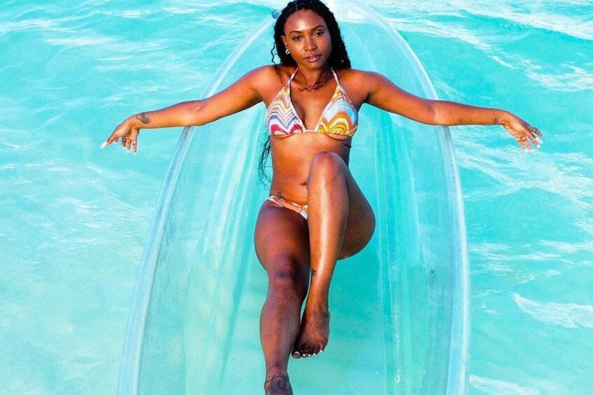 Clear Kayak Photoshoot in Turks and Caicos Islands Providenciales 3
