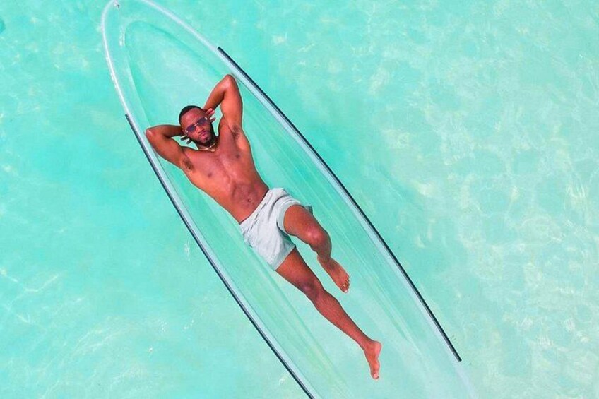 Clear Kayak Photoshoot in Turks and Caicos Islands Providenciales 2