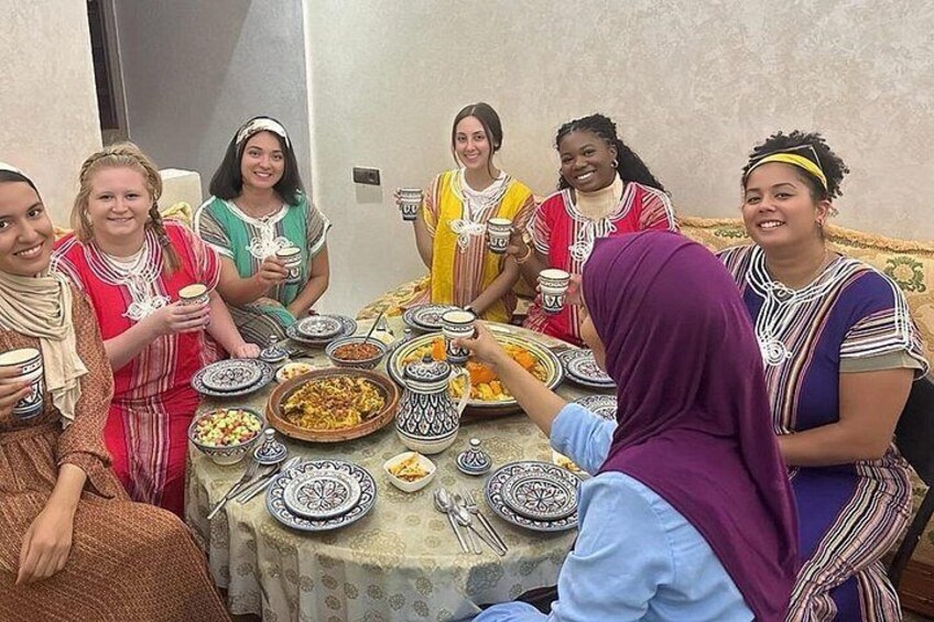 Cook Moroccan Food & Try on Traditional Clothes like a local 3