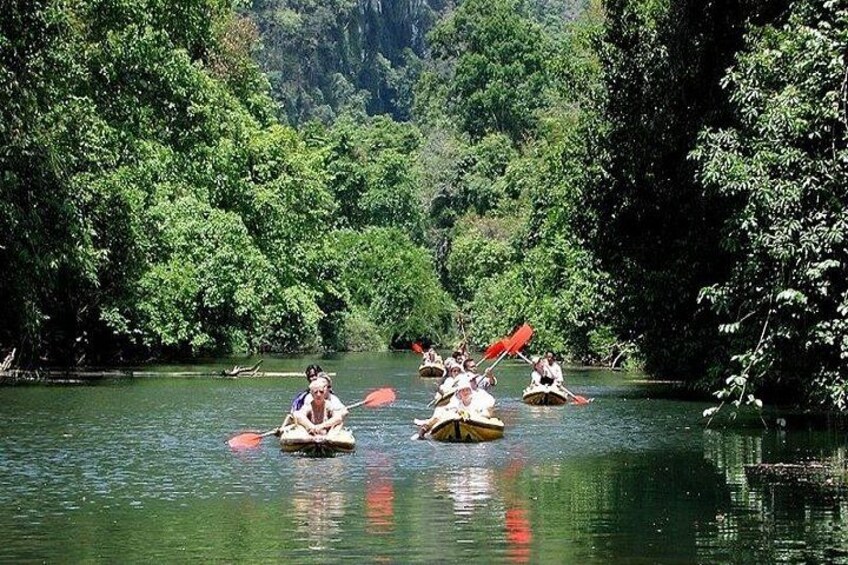 Khao Sok National Park Trekking and Bamboo Rafting from Khao Lak 1