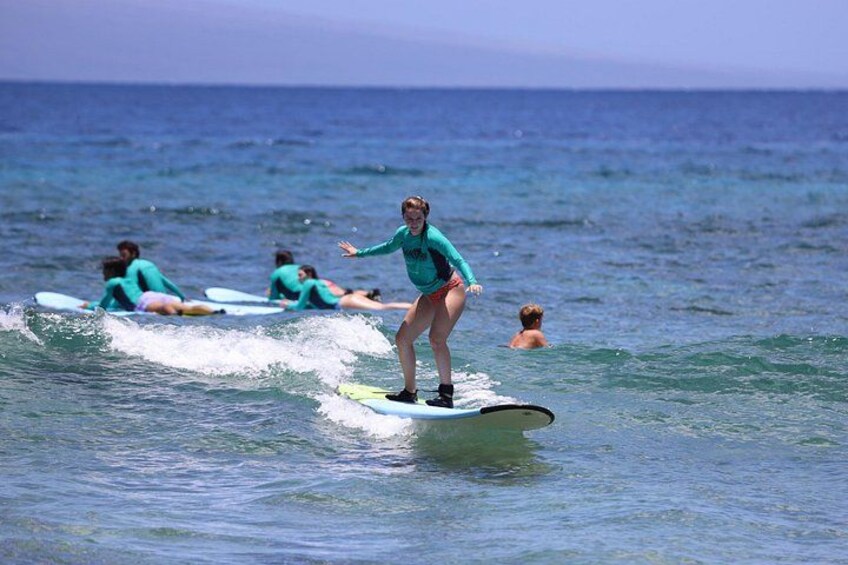 Group Surf Lessons from Kaanapali Beach 2