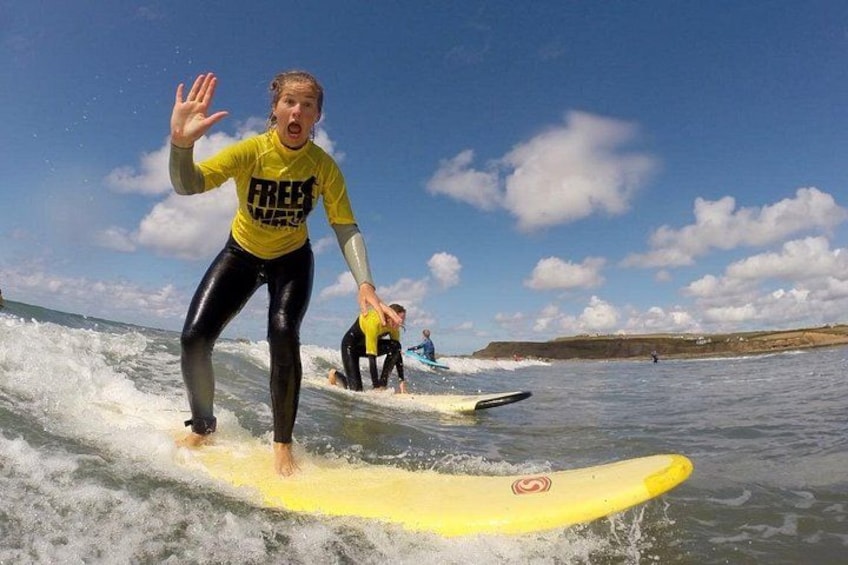 Taster Surfing Lesson in Bude 1