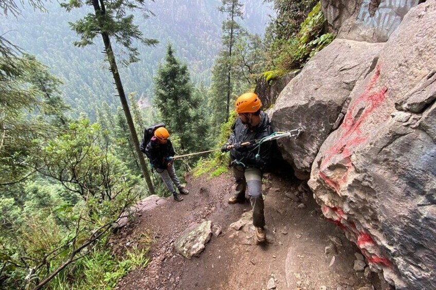 Abseiling