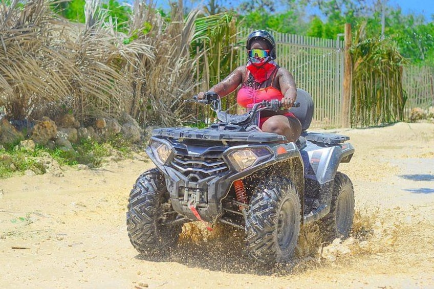 Small group ATV Adventure to Water Cave and Macao Beach 2