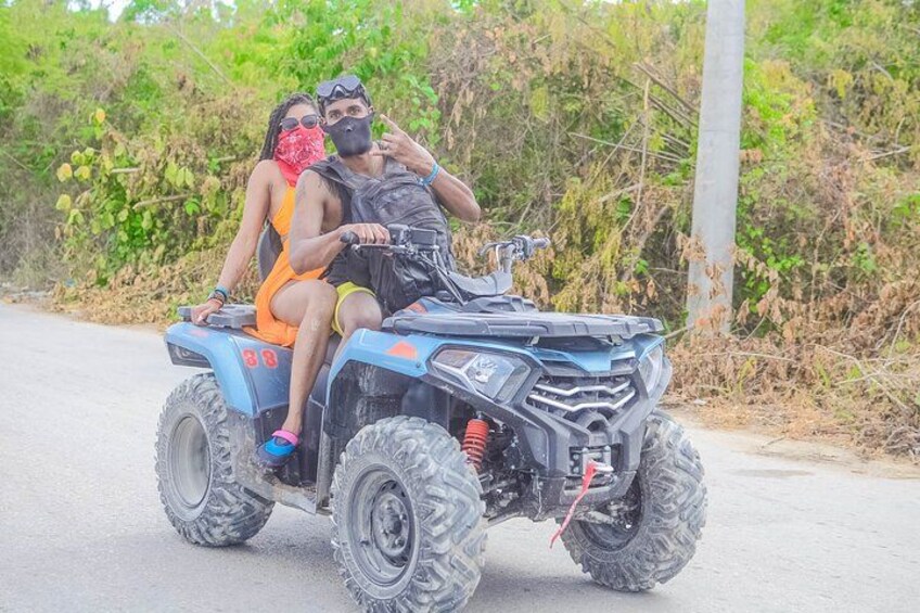 Small group ATV Adventure to Water Cave and Macao Beach 2
