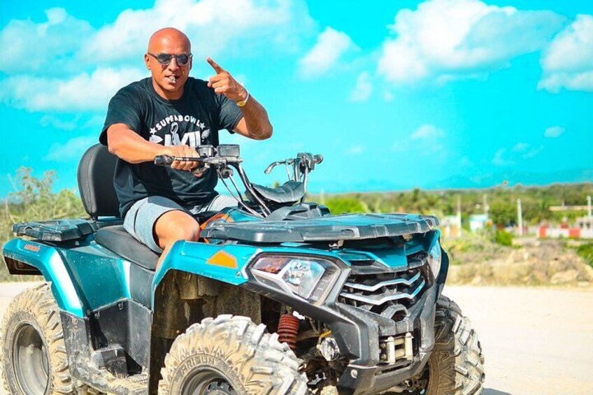 Small group ATV Adventure to Water Cave and Macao Beach 3