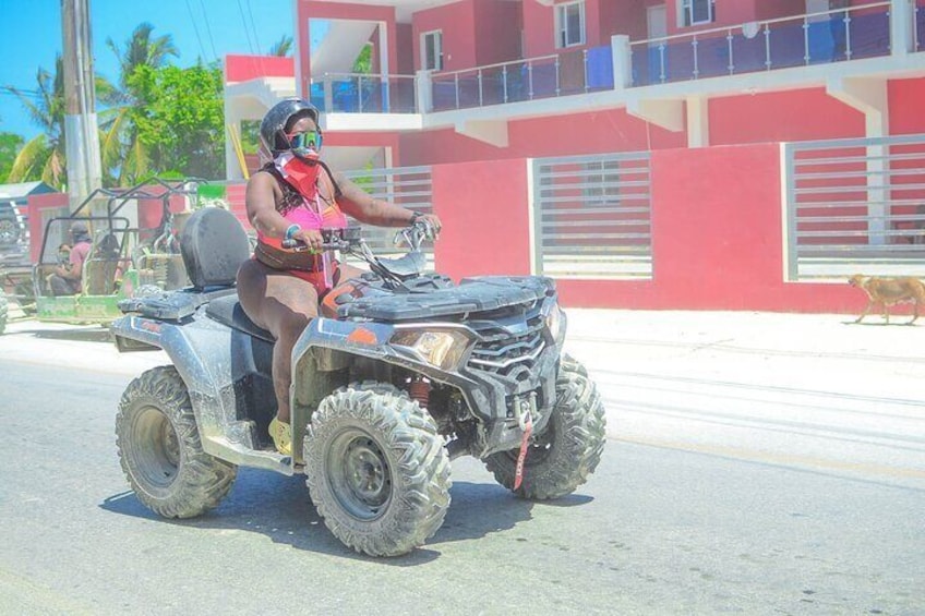 Small group ATV Adventure to Water Cave and Macao Beach 4