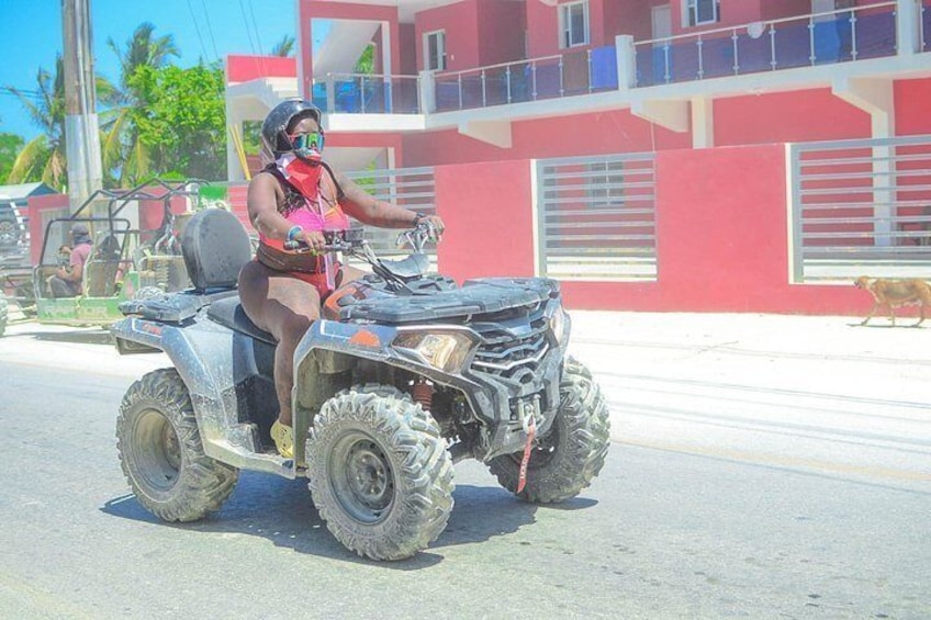 Small group ATV Adventure to Water Cave and Macao Beach 4