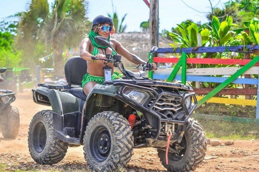 Small group ATV Adventure to Water Cave and Macao Beach 1