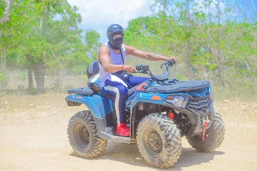 Small group ATV Adventure to Water Cave and Macao Beach 4