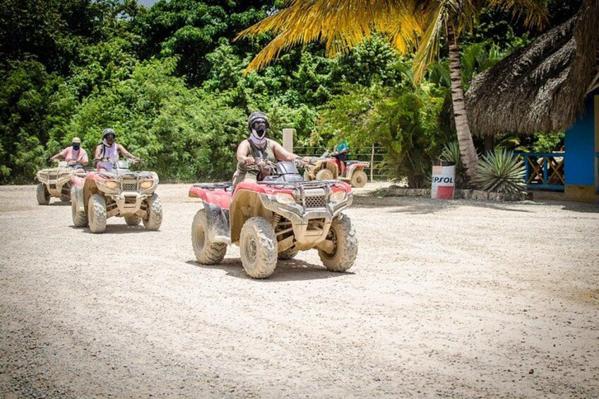 Small group ATV Adventure to Water Cave and Macao Beach 4